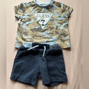 Guess two piece set teddy bear camo